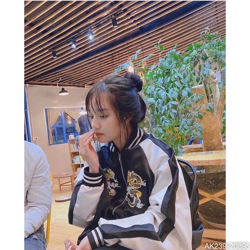 🔥𝐆𝐈𝐀́ 𝐒𝐈̉🔥 239 Áo Khoác Bomber Rồng Siêu Hottrend Hàng Unisex | BigBuy360 - bigbuy360.vn