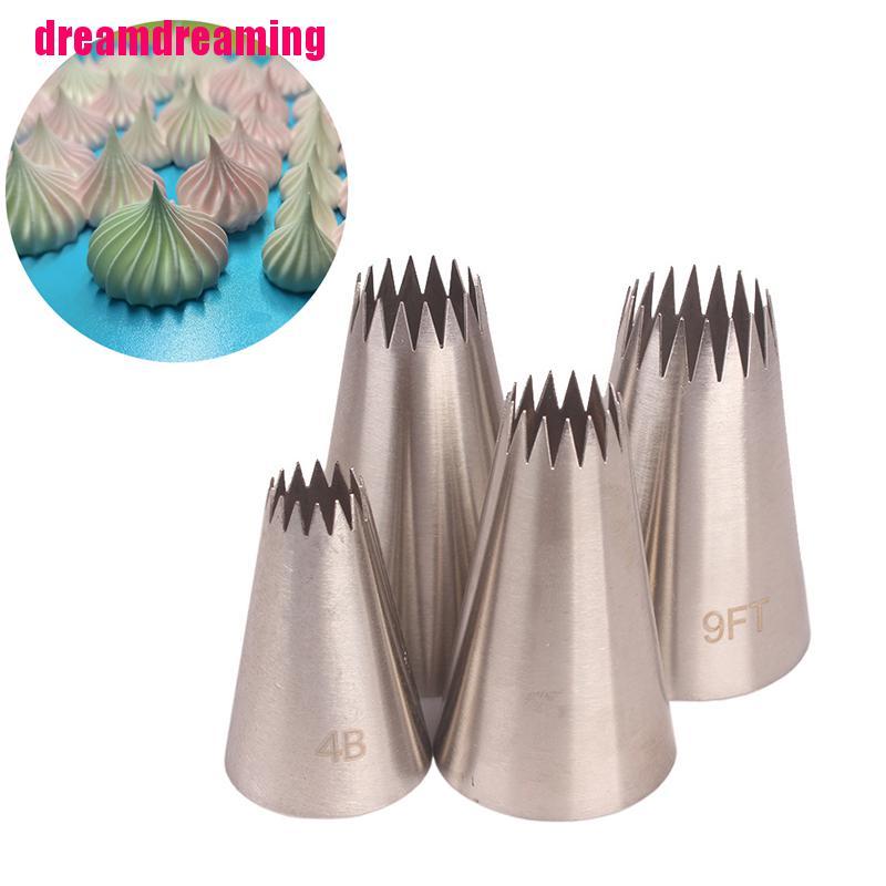 Bộ 4 dụng cụ trang trí bánh kem bằng inox chuyên dùng làm bánh kem