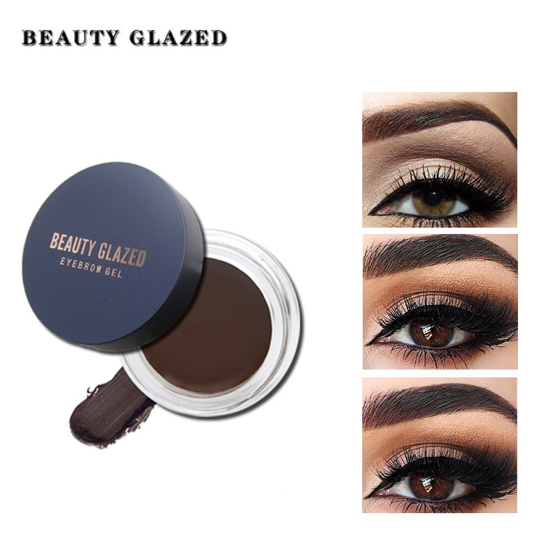Kem vẽ lông mày chuyên nghiệp BEAUTY GLAZED 5 màu tùy chọn