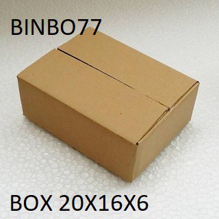 Bộ 100 Thùng Carton 20x16x6 cm - Hộp carton