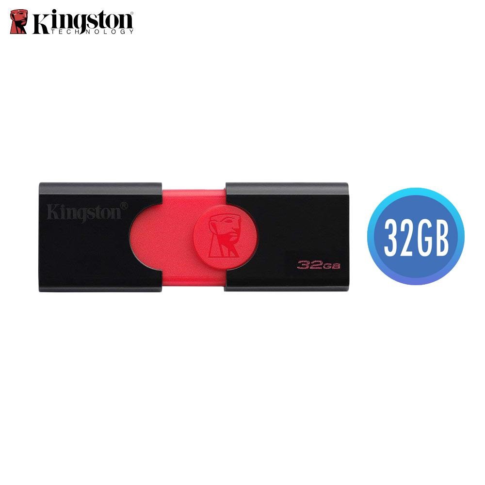 USB 3.0 Kingston DataTraveler DT106 32GB (Đen đỏ) | BigBuy360 - bigbuy360.vn