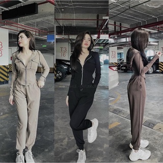 Set Thể Thao viền nỉ tăm gồm áo hoodie mũ phối quần jogger bo gấu