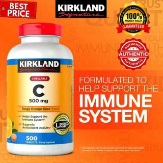 Vitamin c kirkland 500mg 500 viên cam kết chính hãng 5/2023