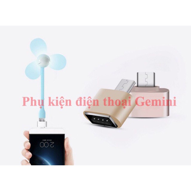 Cáp OTG kết nối, mở rộng bộ nhớ điện thoại với USB