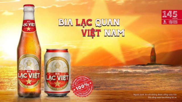 Thùng 24 lon bia Lạc Việt 330ml ( HSD : 6/2021 )