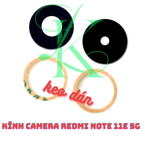 Kính camera xiaomi Redmi Note 11E 5g kèm keo dán