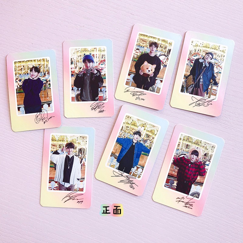 Set card chibi BTS 2 mặt