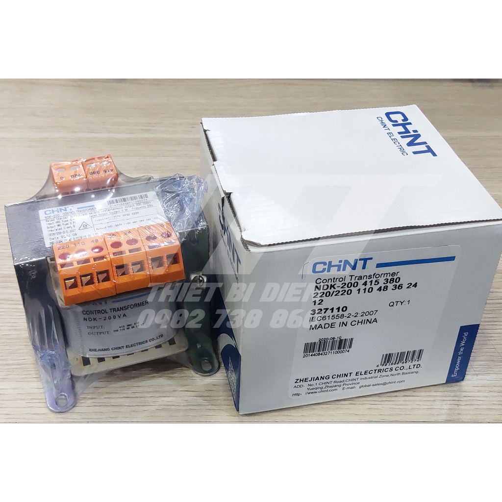 Biến áp cách ly NDK-200VA Chint
