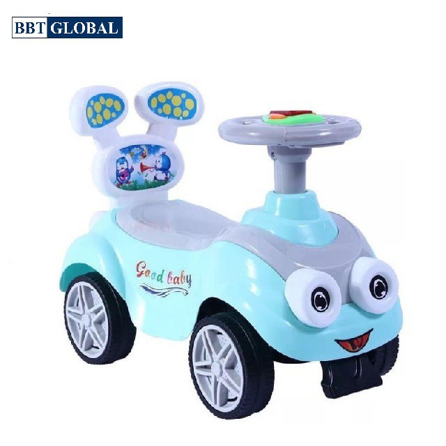 Shop Happy KIDS Xe chòi chân ô tô cho bé có nhạc hình Minion BBT Global SW003