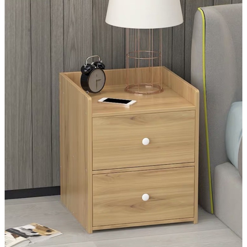 KỆ GỖ ĐẦU GIƯỜNG ĐỂ ĐỒ TIỆN ÍCH 2 NGĂN GỖ MDF SIÊU BỀN