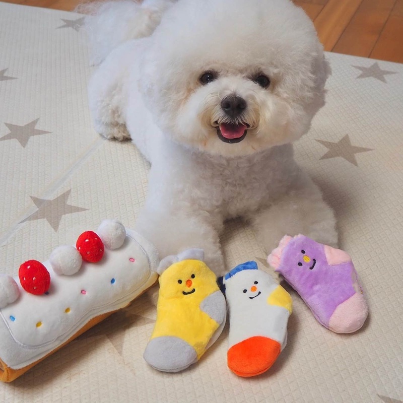Lucky Dog Đồ Chơi Nhồi Bông Âm Thanh Trốn Tìm &amp; Tìm Kiếm Trò Chơi Cho Chó Nhỏ