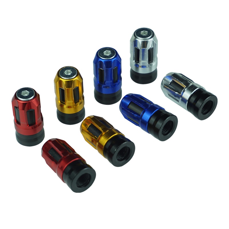 Set 2 Nắp Đậy Van Bánh Xe Hơi/Xe Máy Bằng Hợp Kim Nhôm