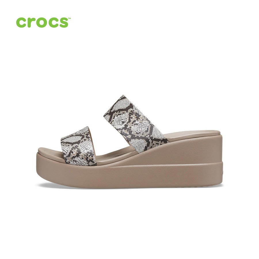 Dép quai ngang đế xuồng nữ CROCS Brooklyn 206219-93T