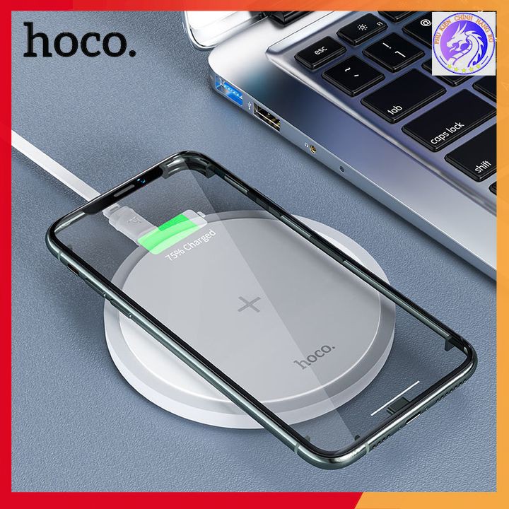 Đế Sạc Nhanh Không Dây 15W 2 In 1 Cho Điện Thoại / Airpods Hoco CW26 - 1M - Hàng Chính Hãng - Bảo Hành 1 Năm