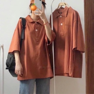 Áo polo cam đất hottrend