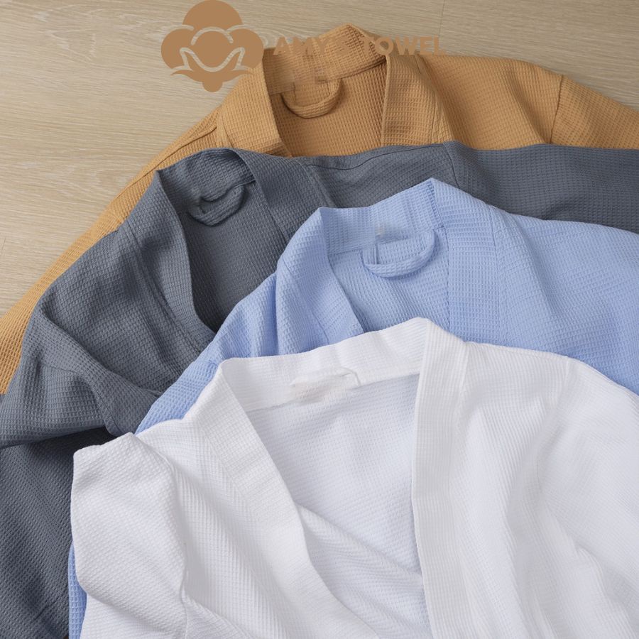 Áo Choàng Tắm Thời Trang 100%Cotton Thấm Hút Ao Choang Tam Ngủ Khach San Sang Chảnh 156.ACT