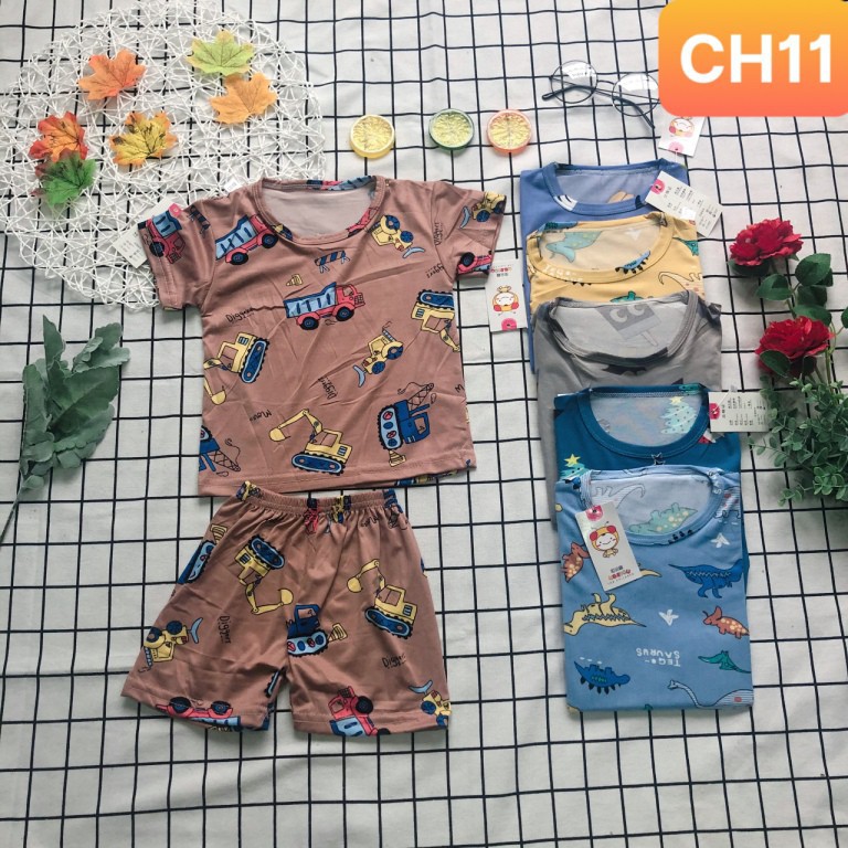 Quần áo bé trai  1.2.3.4.5-8 tuổi set đồ bộ thun lạnh co giãn 4 chiều cao cấp xuất Hàn CH7-CH12 BABYSTORE88