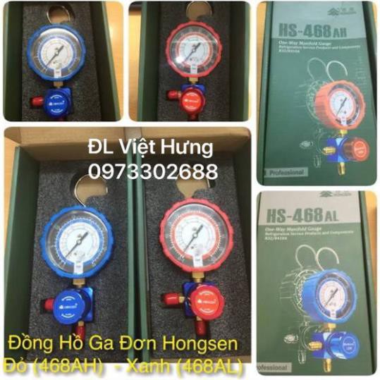 Đồng hồ đo nạp gas đơn  hạ áp - hãng Hongsen