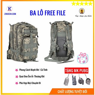 BA LÔ PHƯỢT PUBG | BA LÔ FREE FILE CHỐNG NƯỚC CHẤT BỀN ĐẸP