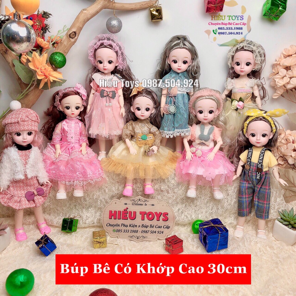 Búp Bê Bjd 30cm Có Khớp Chắc Chắn Mặt Xinh Váy Mẫu Mới Búp Bê Cho Bé Gái Từ 2 Đến 6 Tuổi  Đồ Chơi Trẻ Em