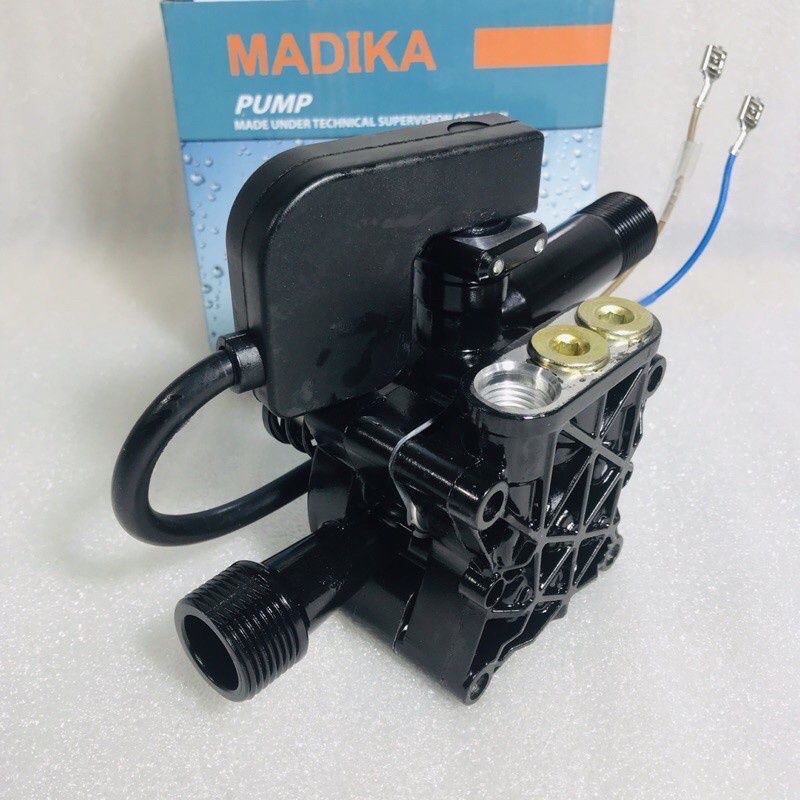 Đầu Bơm Máy Rửa Xe Gia Đình Đầu Áp Lực MADIKA JAPAN 3 Pittong Có Role Tự Ngắt Phù hợp với nhiều loại máy rửa xe mini