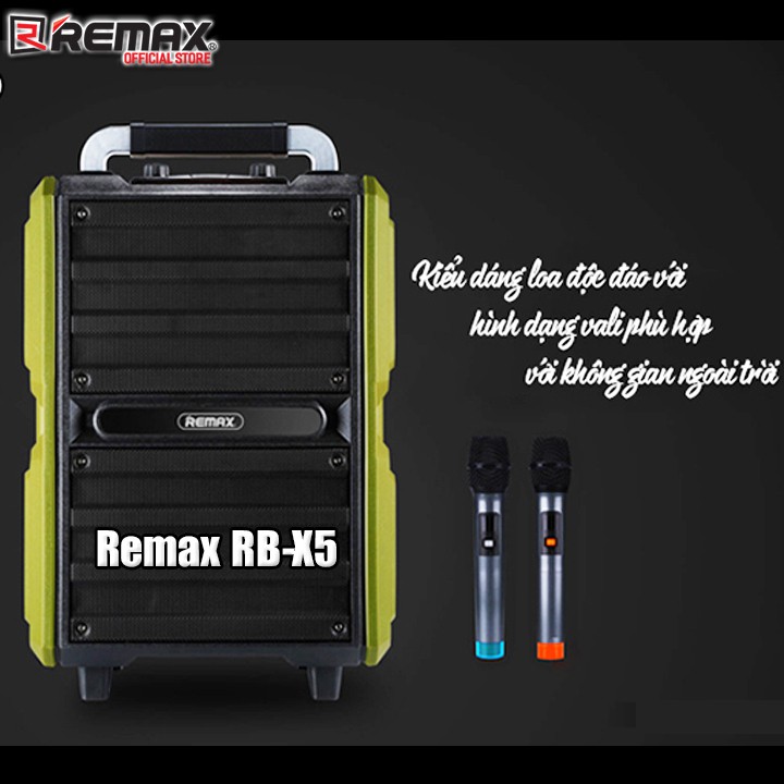 Loa Bluetooth Remax RB-X5 công suất 50W tặng kèm Micro không dây