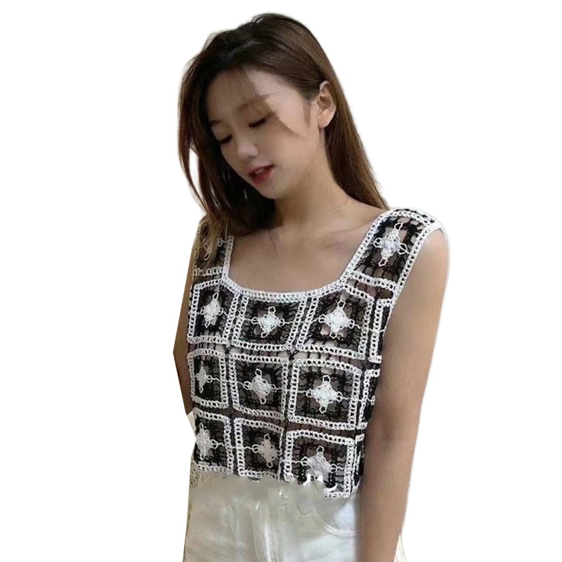 Áo Croptop Sát Nách Phối Ren Thời Trang Mùa Hè Cho Nữ