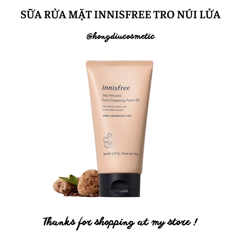 Sữa rửa mặt Innisfree tro núi lửa