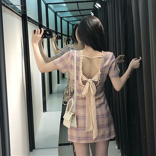 Áo Sơ Mi Tay Ngắn / Chân Váy Ngắn Nữ Tính (bán lẻ) | BigBuy360 - bigbuy360.vn