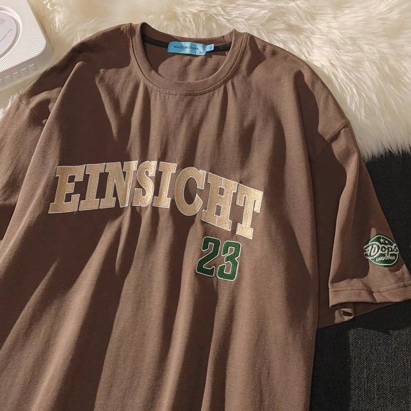 [ Rẻ vô địch ] Áo thun cotton tay lỡ dáng rộng unisex - EINSICHT 23