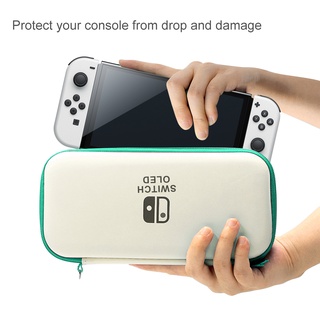 Hộp đựng phụ kiện OLED Nintendo Switch, Hộp đựng Switch, Vỏ phim cường lực và nắp nút miễn phí