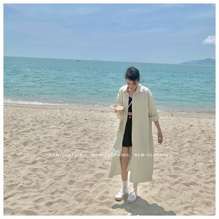 Đầm sơmi suông rộng