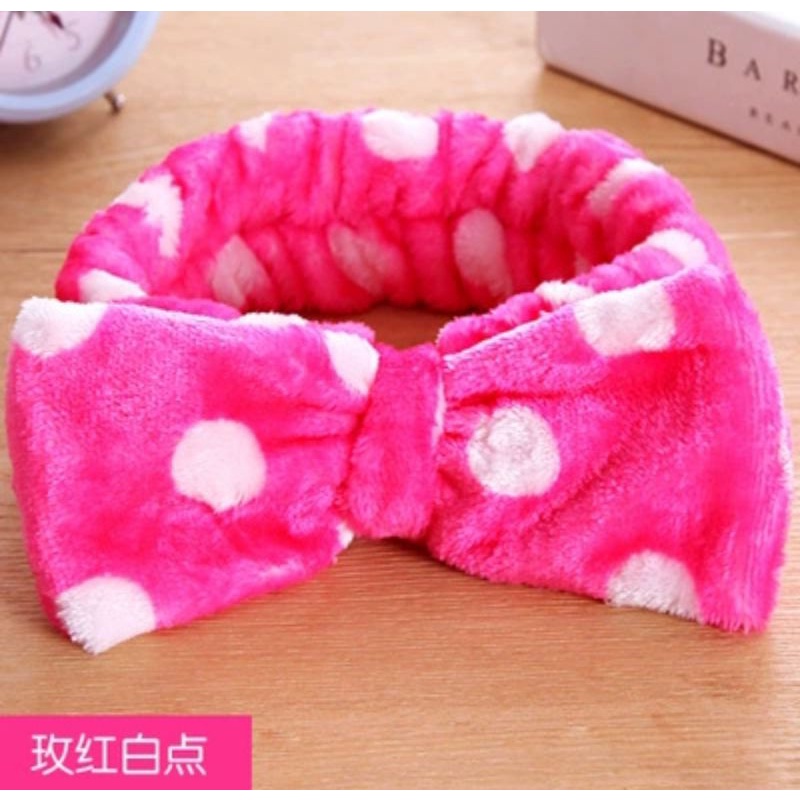 BĂNG ĐÔ RỬA MẶT (NƠ) MÀU SẮC DỄ THƯƠNG