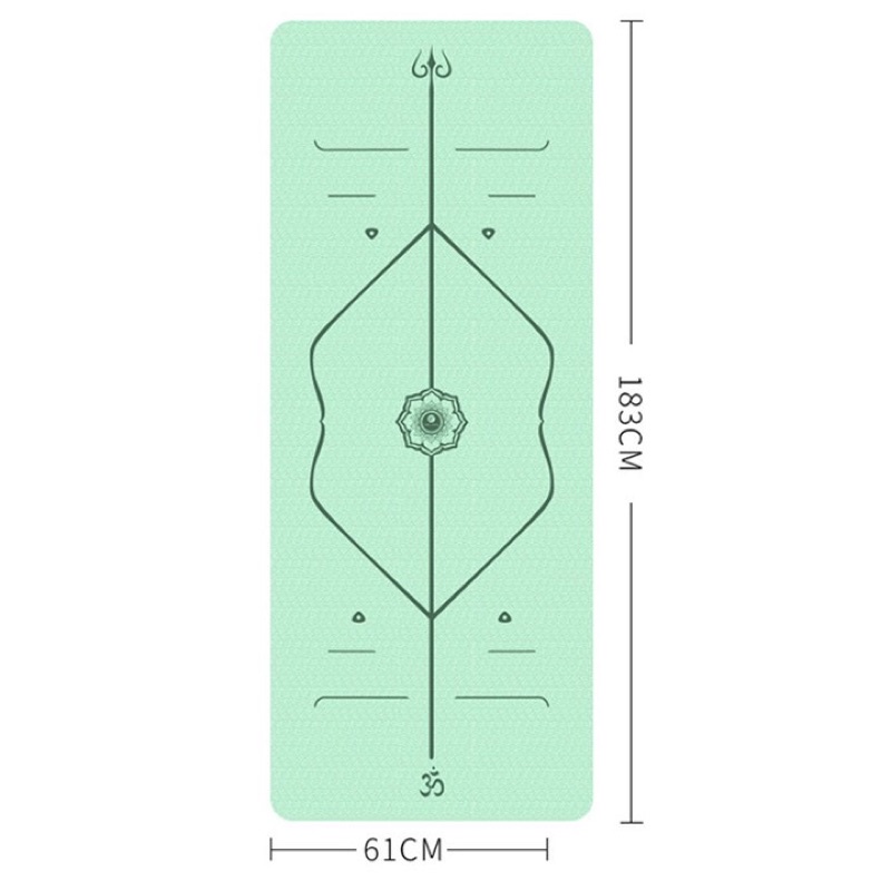 Thảm Tập Yoga TPE Eco Friendly 6mm 2 Lớp Tặng Túi Đựng