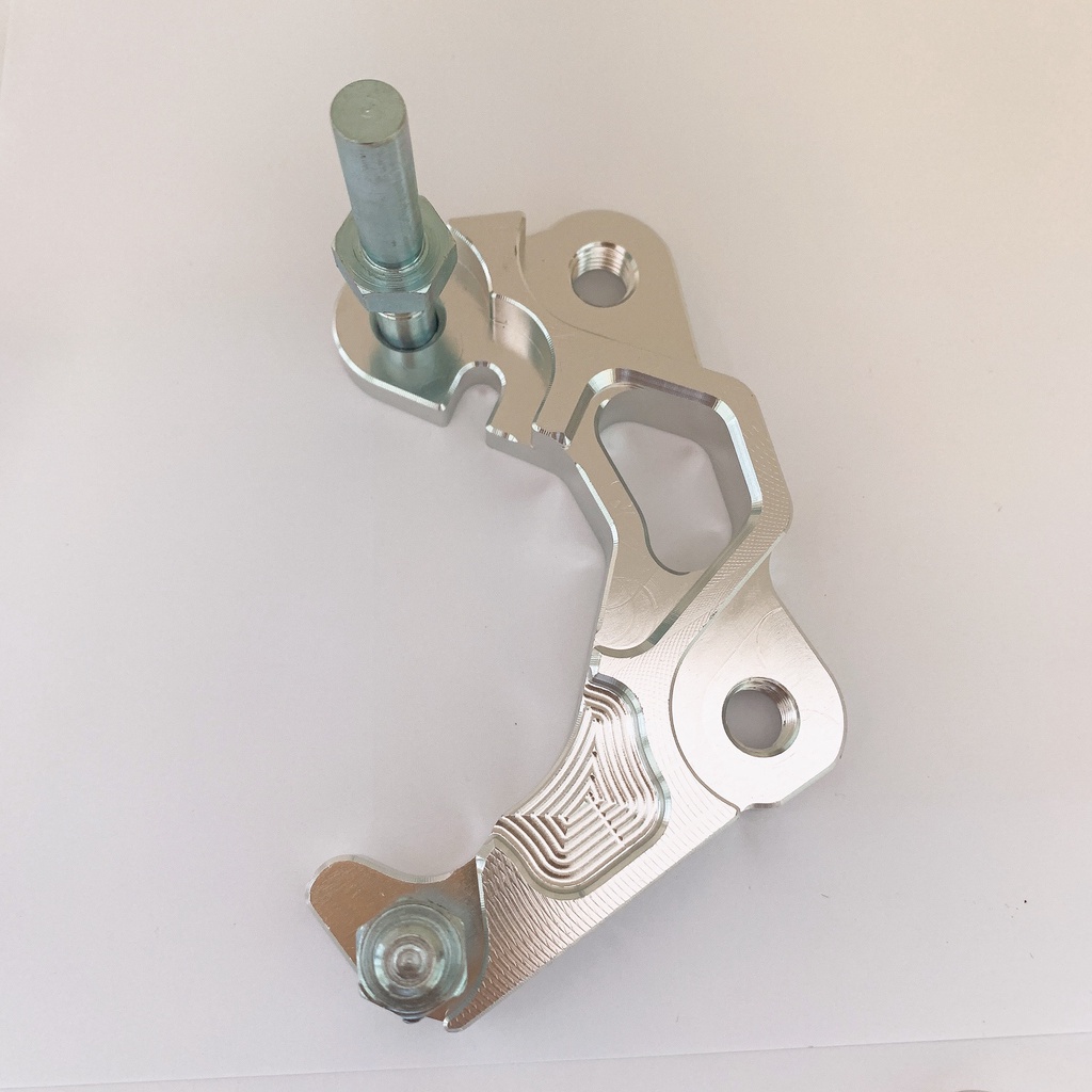 Pát Trước HEO ZIN, đĩa 260/267mm, cho xe Ex150, Ex155. Pát CNC, gia công sắc nét, tỷ mỉ - TẶNG KÈM 2 CHỐT (như hình)