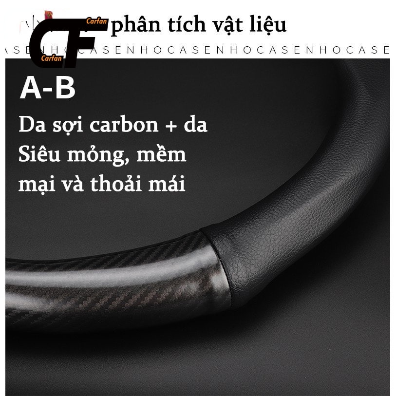 PEUGEOT Bọc Vô Lăng Xe Hơi Peugeot308 207 208 206 3008 508 307 408 107 2008 4008 5008 508l Bằng Da