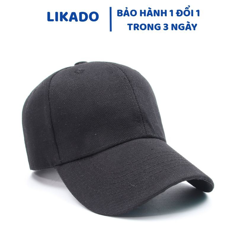 Mũ lưỡi trai nam hàn quốc LIKADO màu trơn LKD07