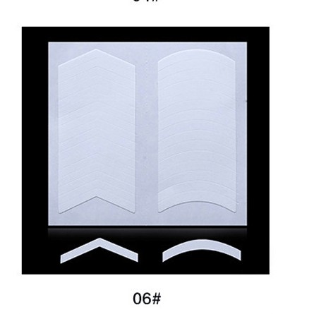 Miếng dán hỗ trợ sơn móng nhanh - dán french đầu móng 24 mẫu