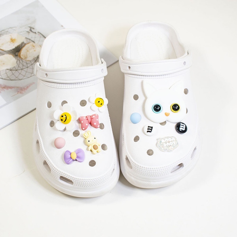 Phụ Kiện Khóa Giày Crocs Jibbitz Hoạt Hình 3D Bằng Nhựa Resin