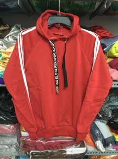 [Ảnh thật] Hoodie nỉ bông 3 sọc (40-52kg)