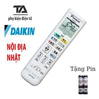 Remote máy lạnh daikin , Điều khiển điều hòa DAIKIN hàng nội địa nhật - BH 12 THÁNG
