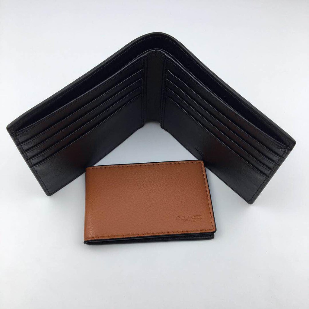 Ví ngắn nam Coach lịch lãm tiện dụng