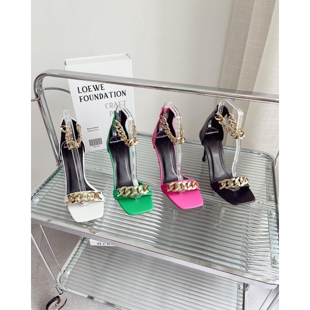 SANDAL XÍCH GÓT NHỌN 9P