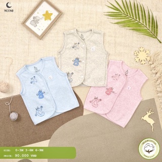 Áo gile Moon - Áo gile nỉ nhung cho bé