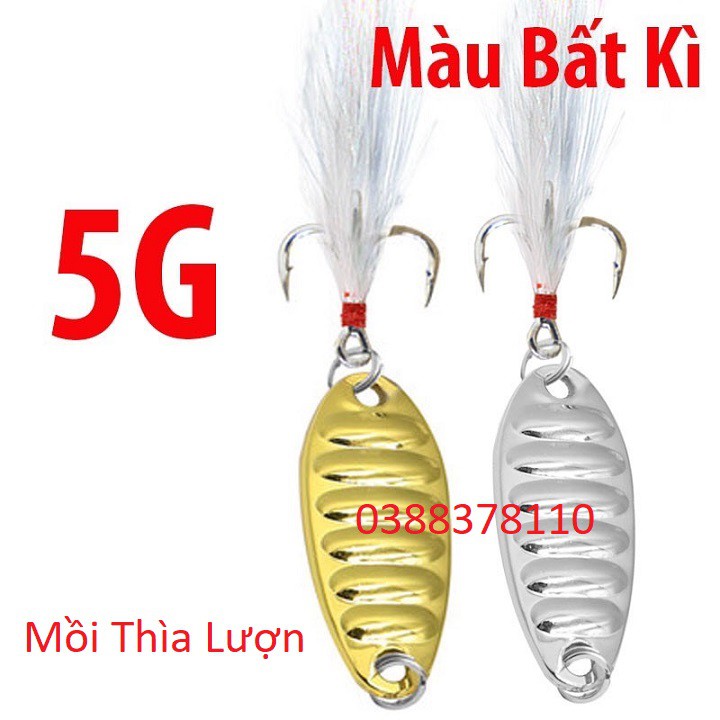 Mồi Thìa Lượn Spoon Chuyên Câu Cá suối, Cá Mương, Câu Lure MG2