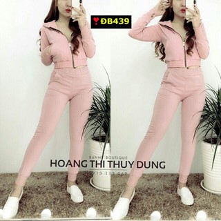 SÉT ĐỒ BỘ DA CÁ QUẦN DÀI VÀ ÁO CÓ NÓN Y HÌNH THỜI TRANG VÀ PHONG CÁCH