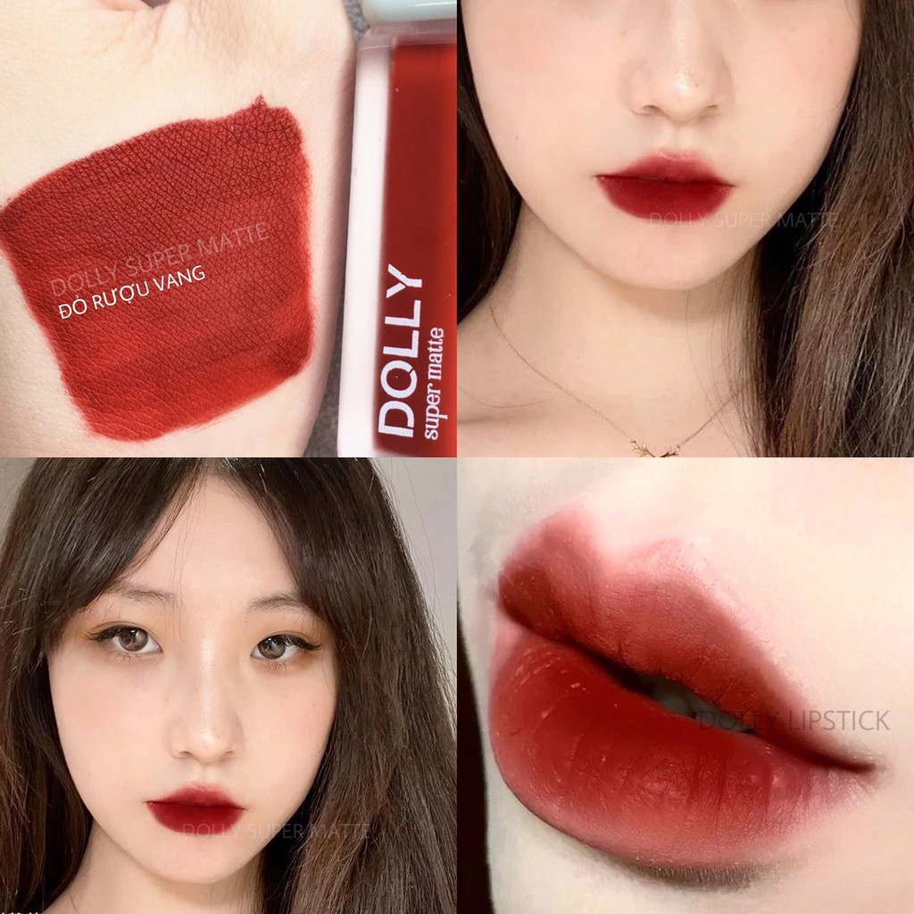 Son kem lì Dolly Super matte, không chì lâu trôi
