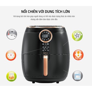 . Nồi Chiên Không Dầu Lock&Lock EJF376BLK (4L) - Đen