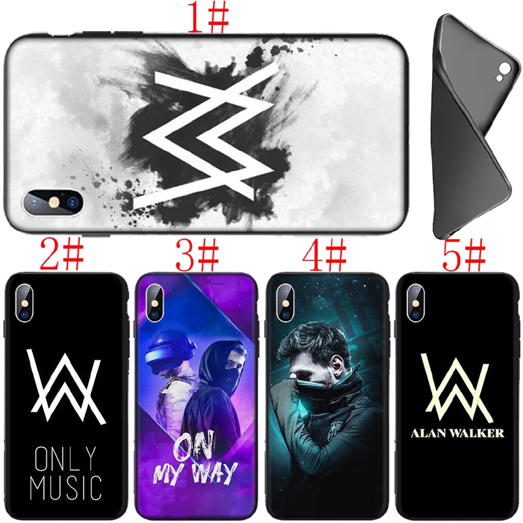 Ốp điện thoại mềm hình logo Alan Walker cho iPhone 5 5s SE 6 6s 7 8 Plus