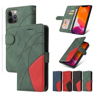 Bao Da Điện Thoại Dạng Ví Nắp Lật Nam Châm Có Ngăn Đựng Thẻ Và Giá Đỡ Cho Iphone11 Pro 12 Mini 12 Pro Max 11 Pro Xr Xs Max Ipx Ốp